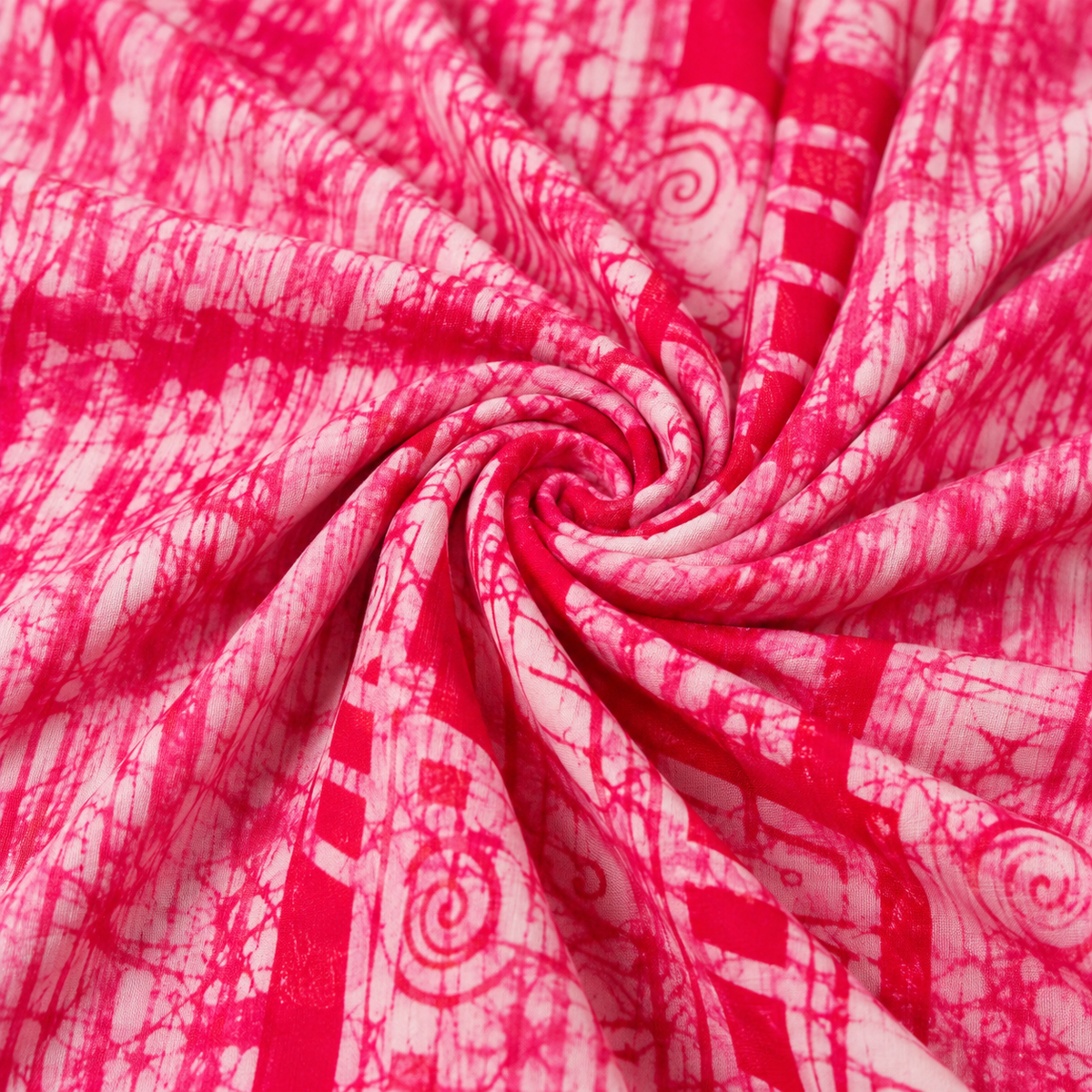 KAIOU Sade Maxi Dress, Adire-inspired halter-neck maxi dress in pink, red and white — product image 3